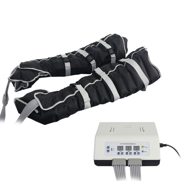 24Air Bags Air Comperssion Boots Leg Massager Pressotherapy Lymphatic Drainage Machine - BILIXUN